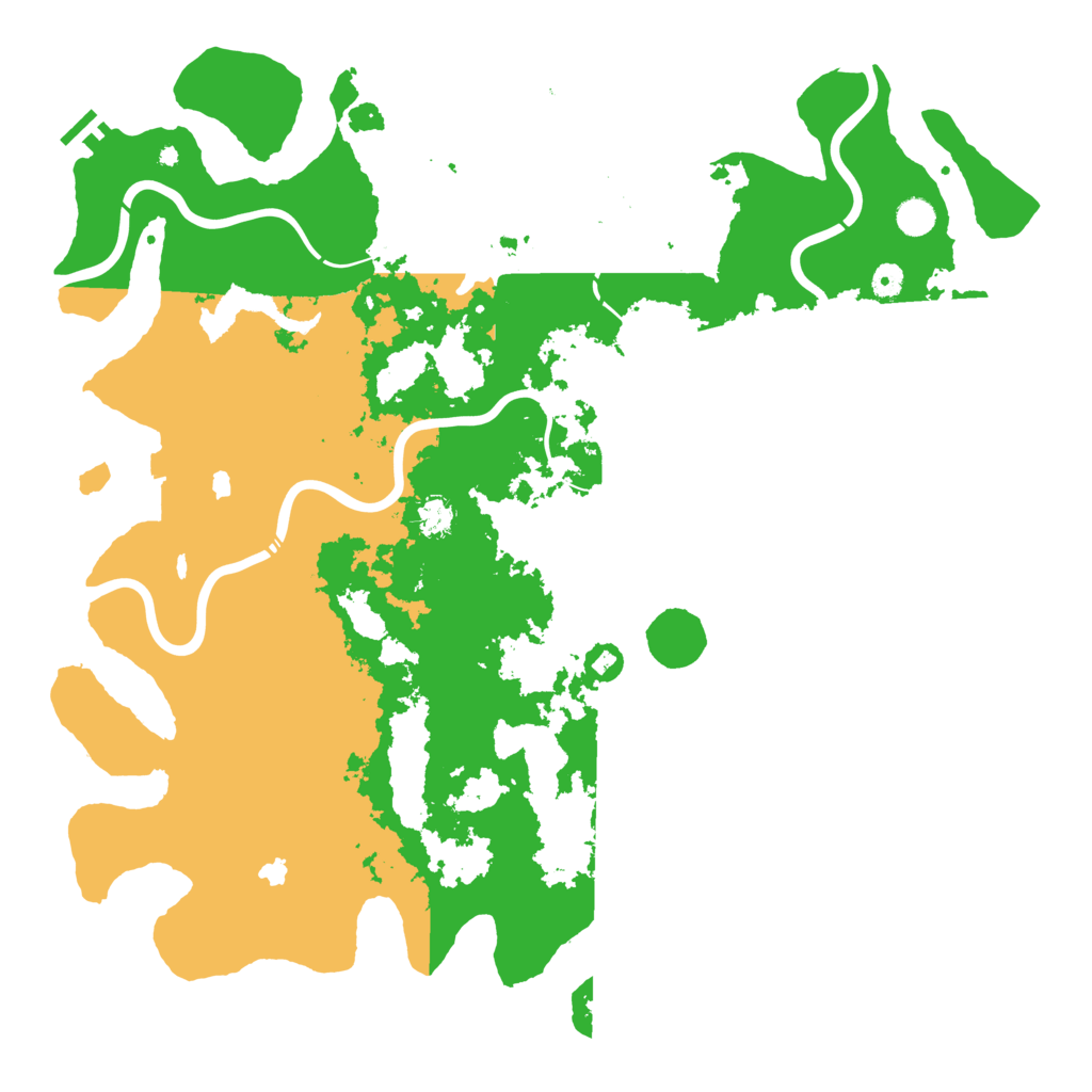 Biome Rust Map: Procedural Map, Size: 5000, Seed: 1676767