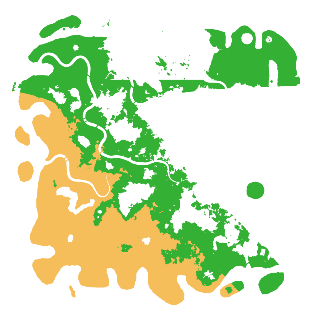 Biome Rust Map: Procedural Map, Size: 5000, Seed: 74963