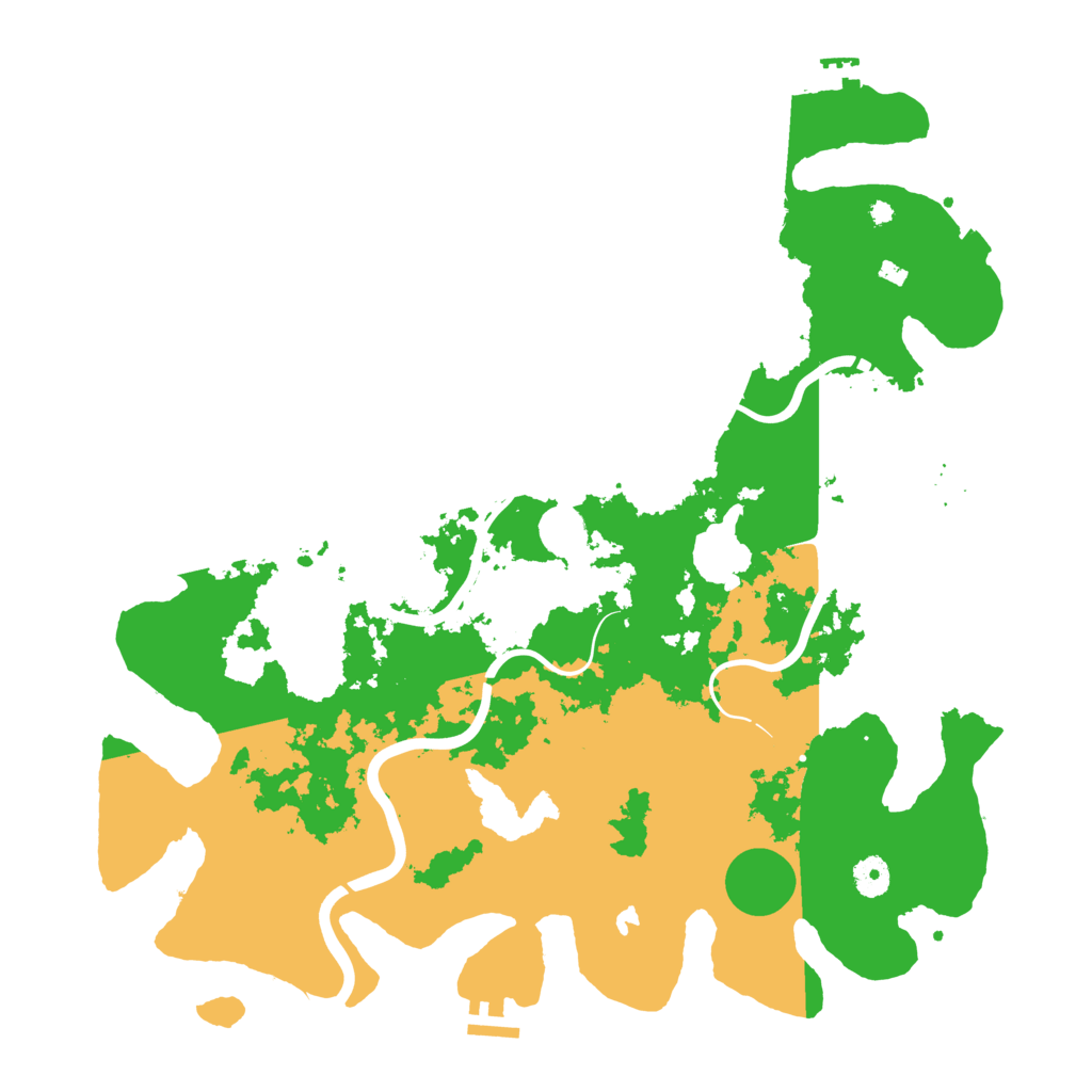 Biome Rust Map: Procedural Map, Size: 4250, Seed: 1233554568