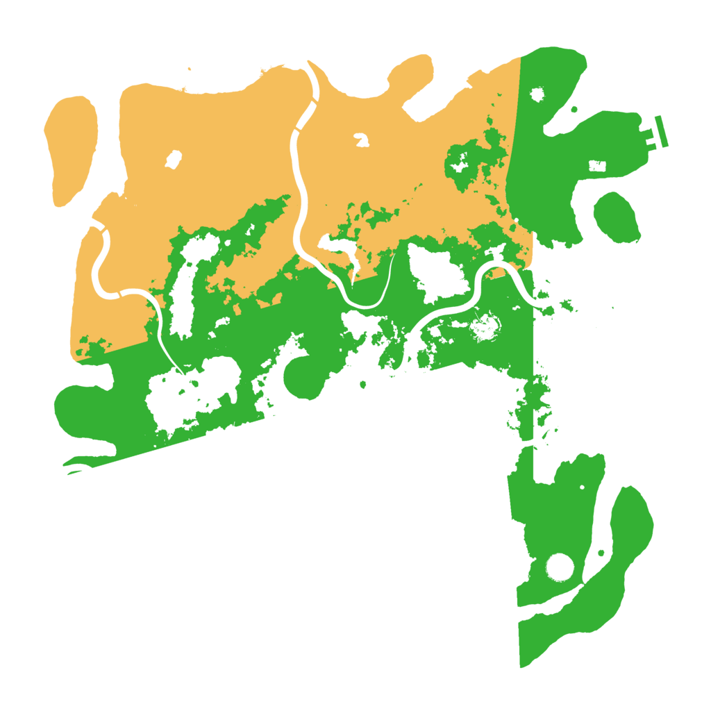 Biome Rust Map: Procedural Map, Size: 4500, Seed: 1882030548