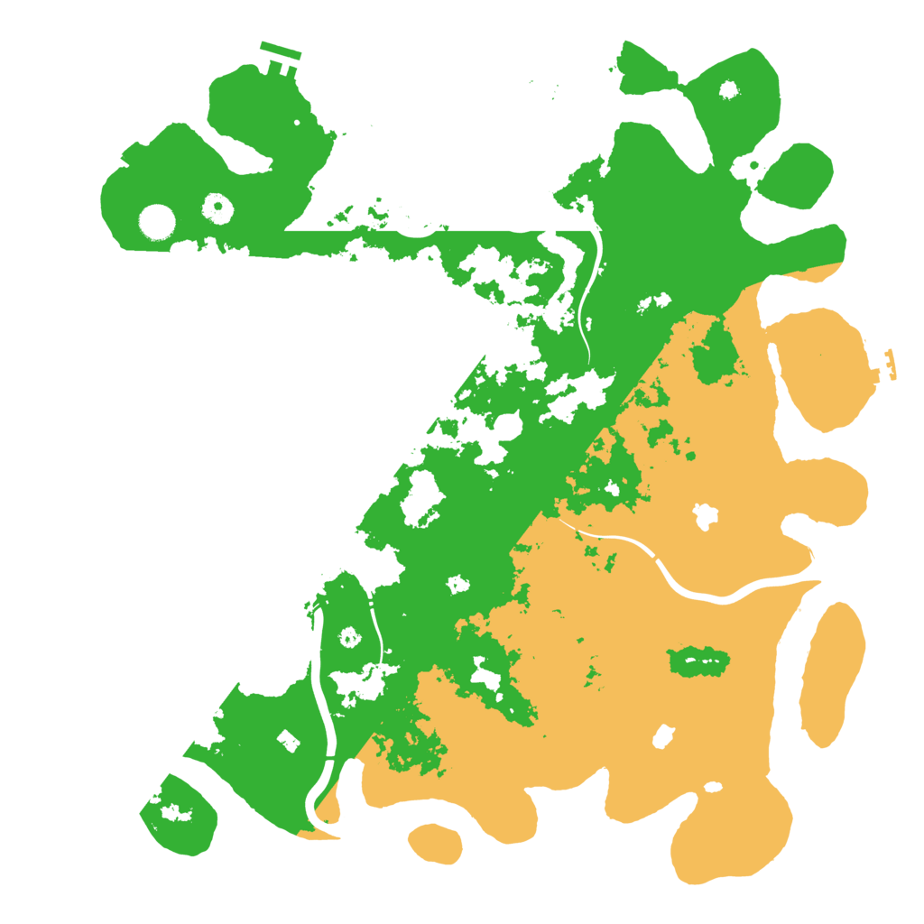 Biome Rust Map: Procedural Map, Size: 4500, Seed: 1255375646