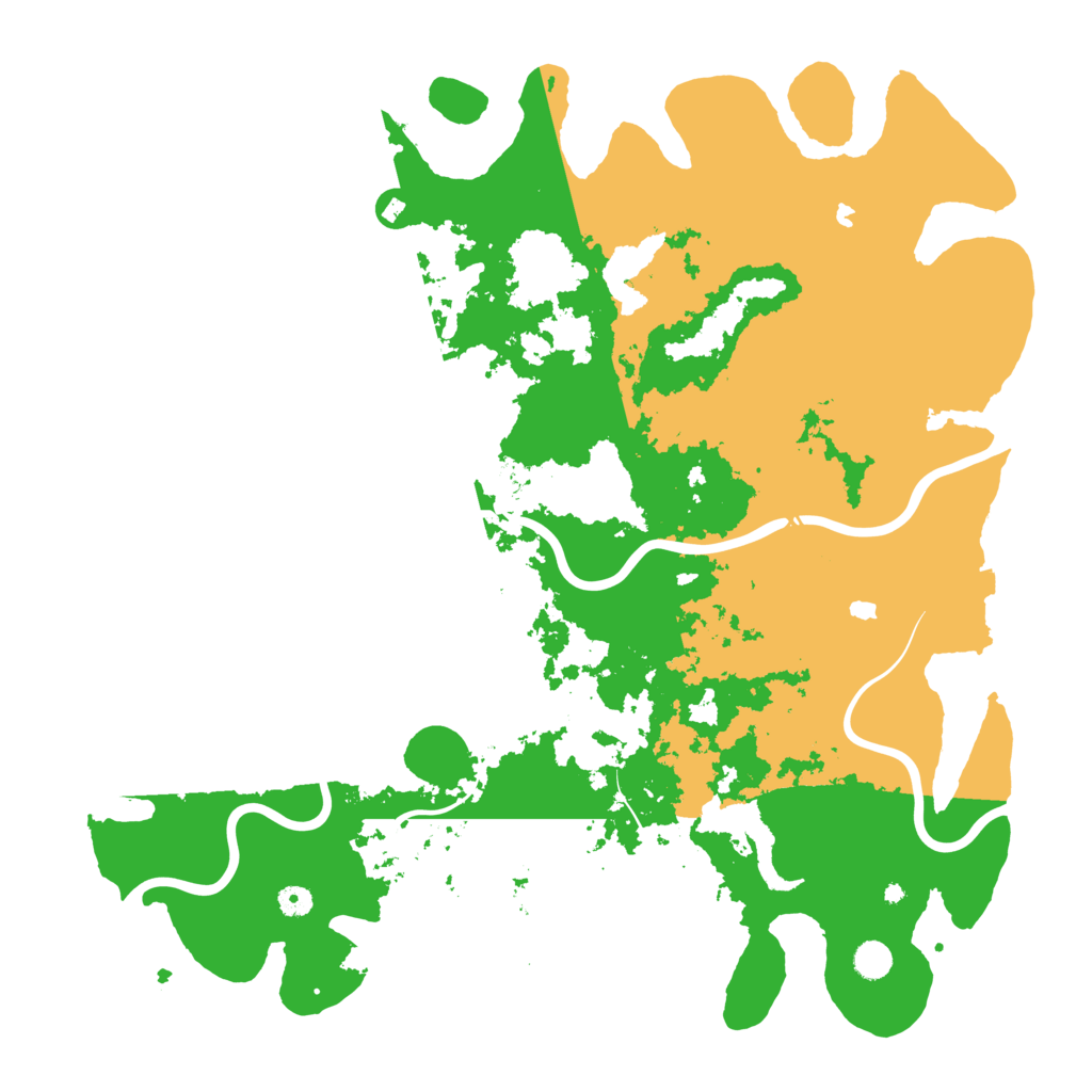 Biome Rust Map: Procedural Map, Size: 5000, Seed: 1138719966