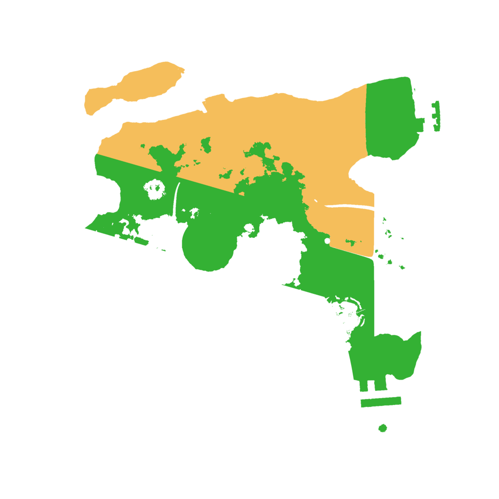 Biome Rust Map: Procedural Map, Size: 2500, Seed: 980389713
