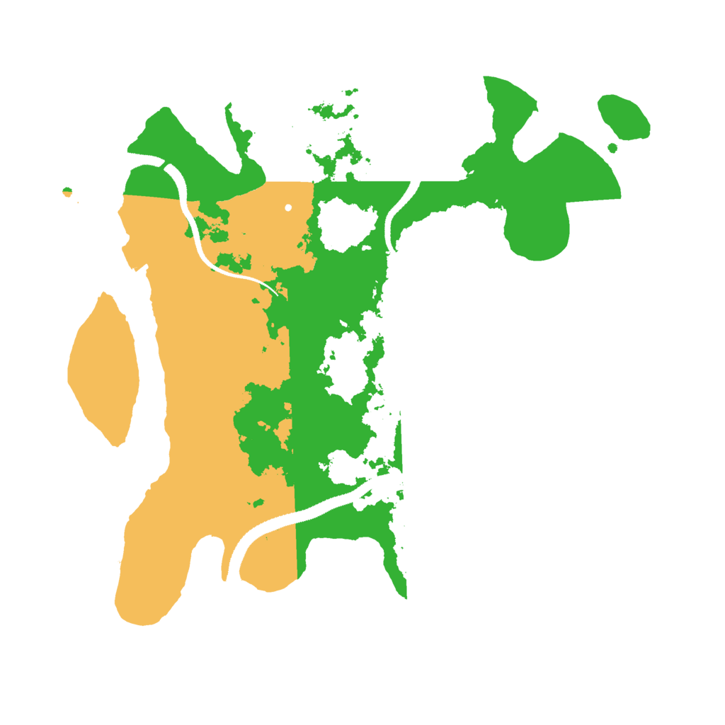 Biome Rust Map: Procedural Map, Size: 3000, Seed: 39097920