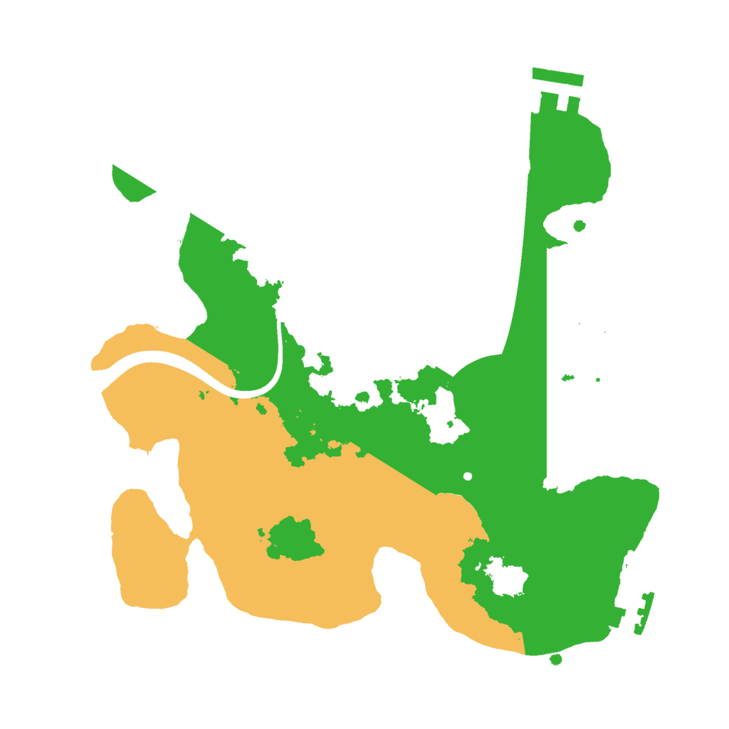 Biome Rust Map: Procedural Map, Size: 2500, Seed: 1352463907