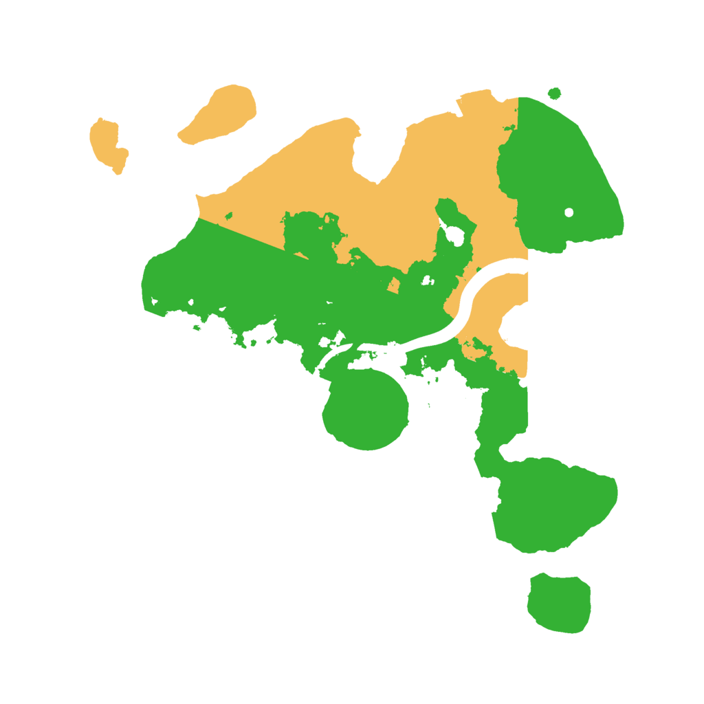 Biome Rust Map: Procedural Map, Size: 2300, Seed: 1759433280