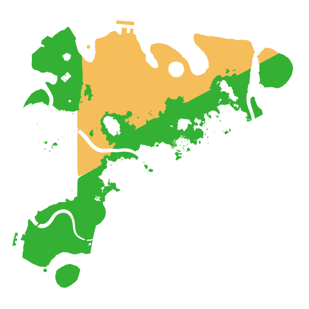 Biome Rust Map: Procedural Map, Size: 3483, Seed: 481981