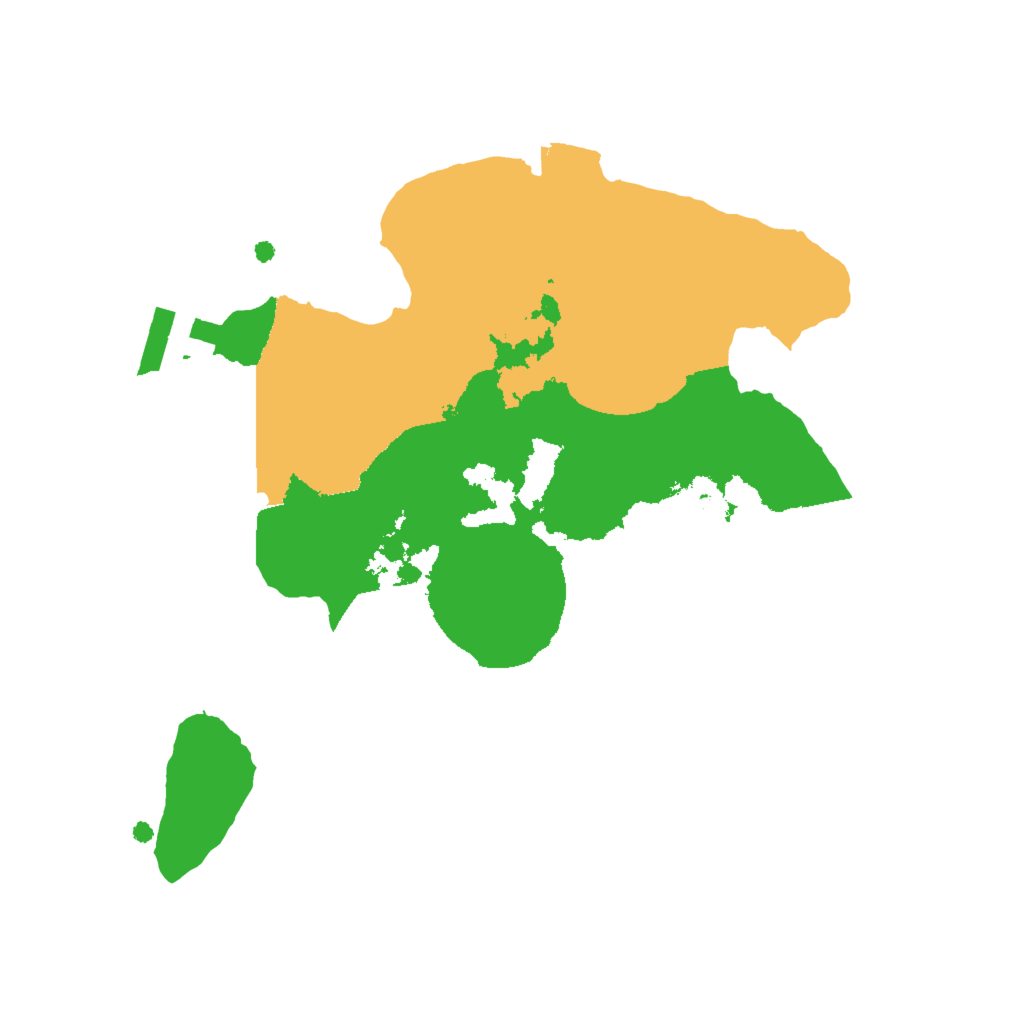 Biome Rust Map: Procedural Map, Size: 2000, Seed: 69977523