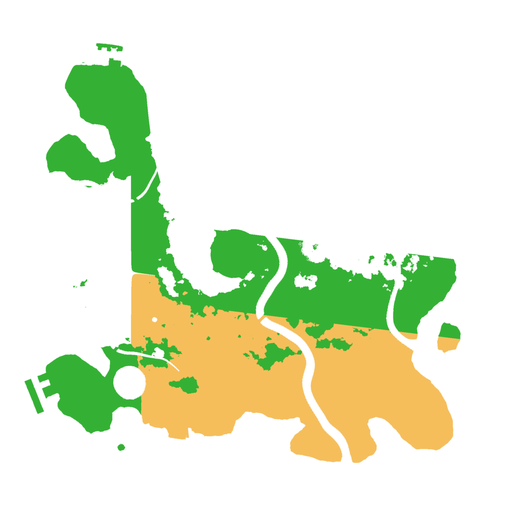 Biome Rust Map: Procedural Map, Size: 3000, Seed: 1089228069