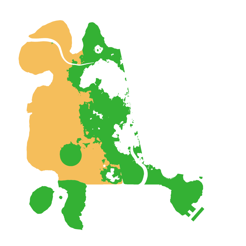 Biome Rust Map: Procedural Map, Size: 3000, Seed: 2009851265
