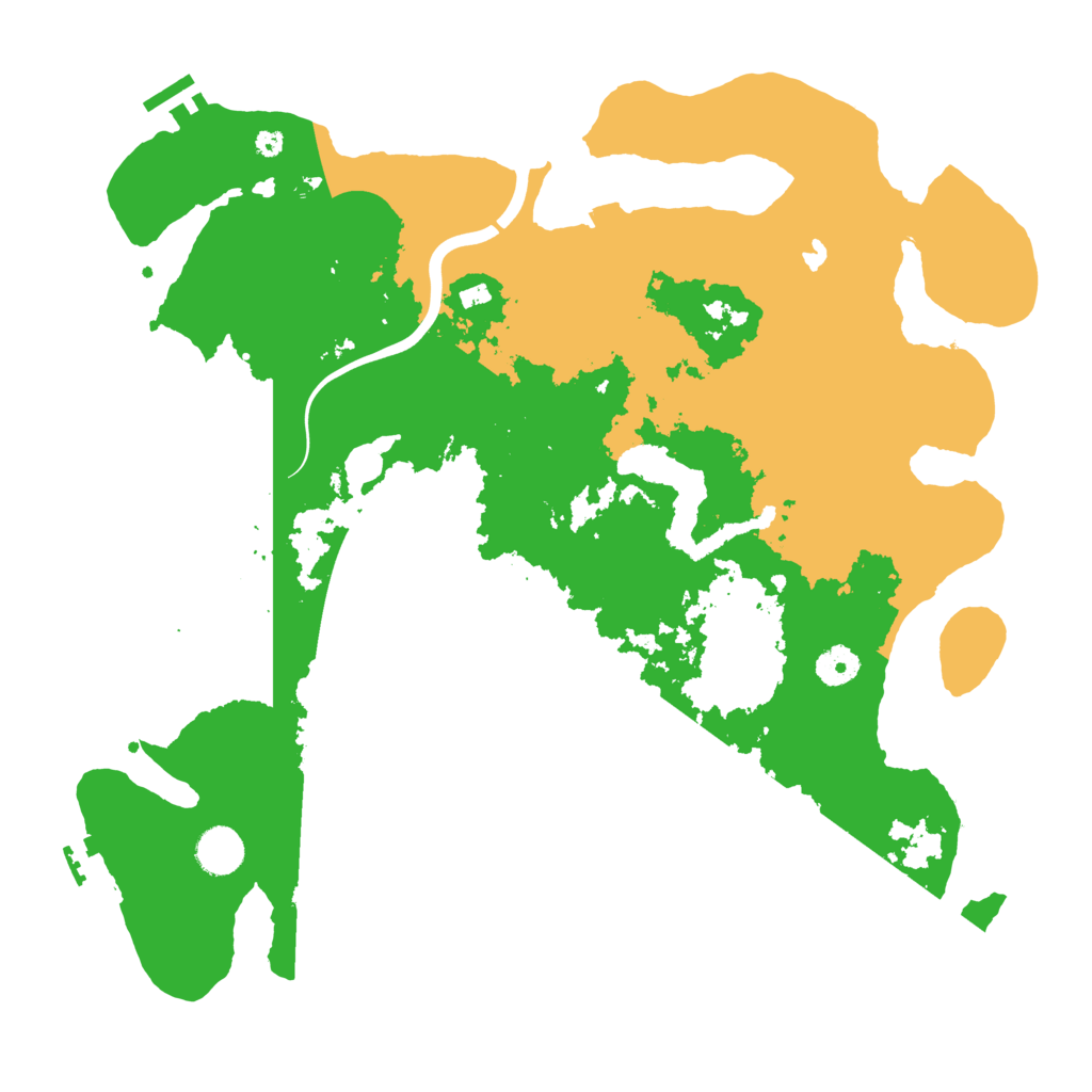 Biome Rust Map: Procedural Map, Size: 4000, Seed: 1288222507