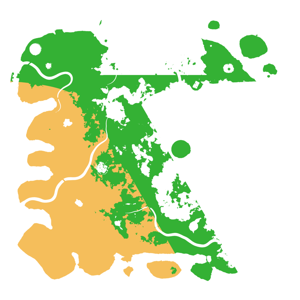 Biome Rust Map: Procedural Map, Size: 4500, Seed: 2093573621