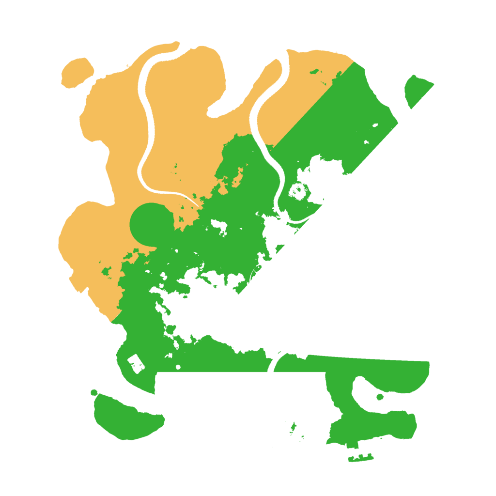 Biome Rust Map: Procedural Map, Size: 3000, Seed: 234456