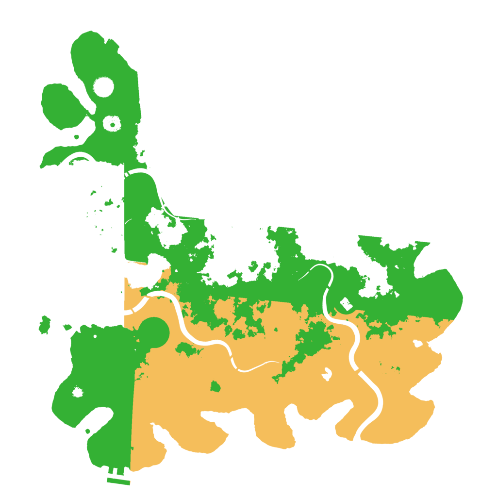 Biome Rust Map: Procedural Map, Size: 4300, Seed: 967296697