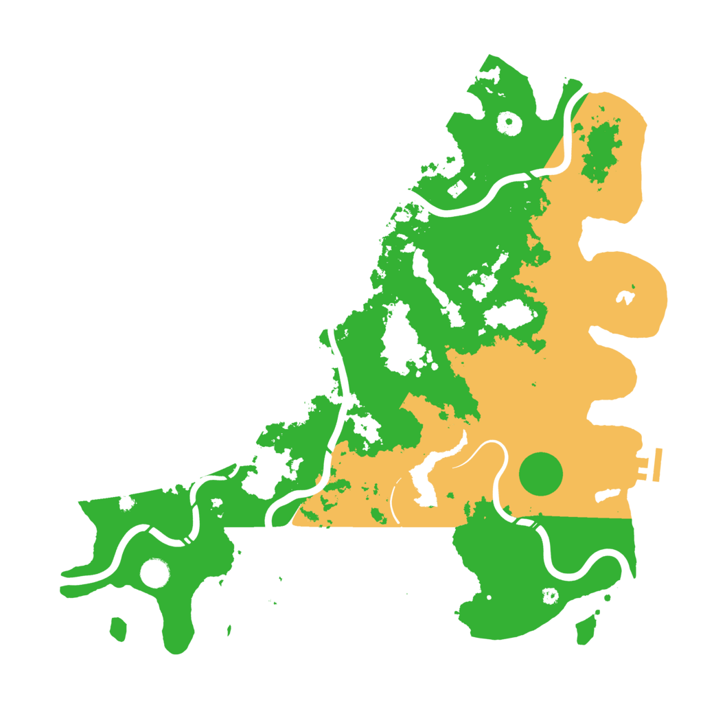 Biome Rust Map: Procedural Map, Size: 4250, Seed: 1800781254