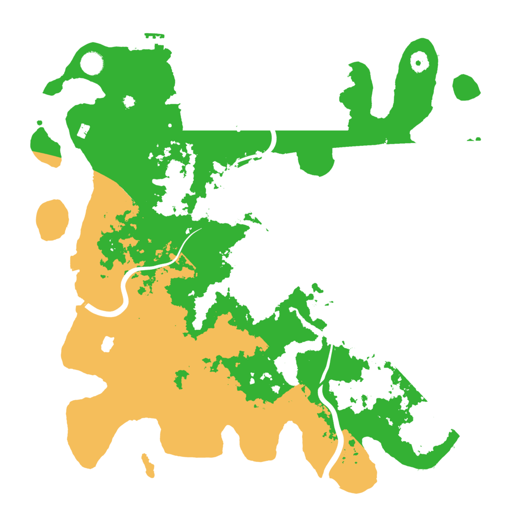 Biome Rust Map: Procedural Map, Size: 4000, Seed: 74963