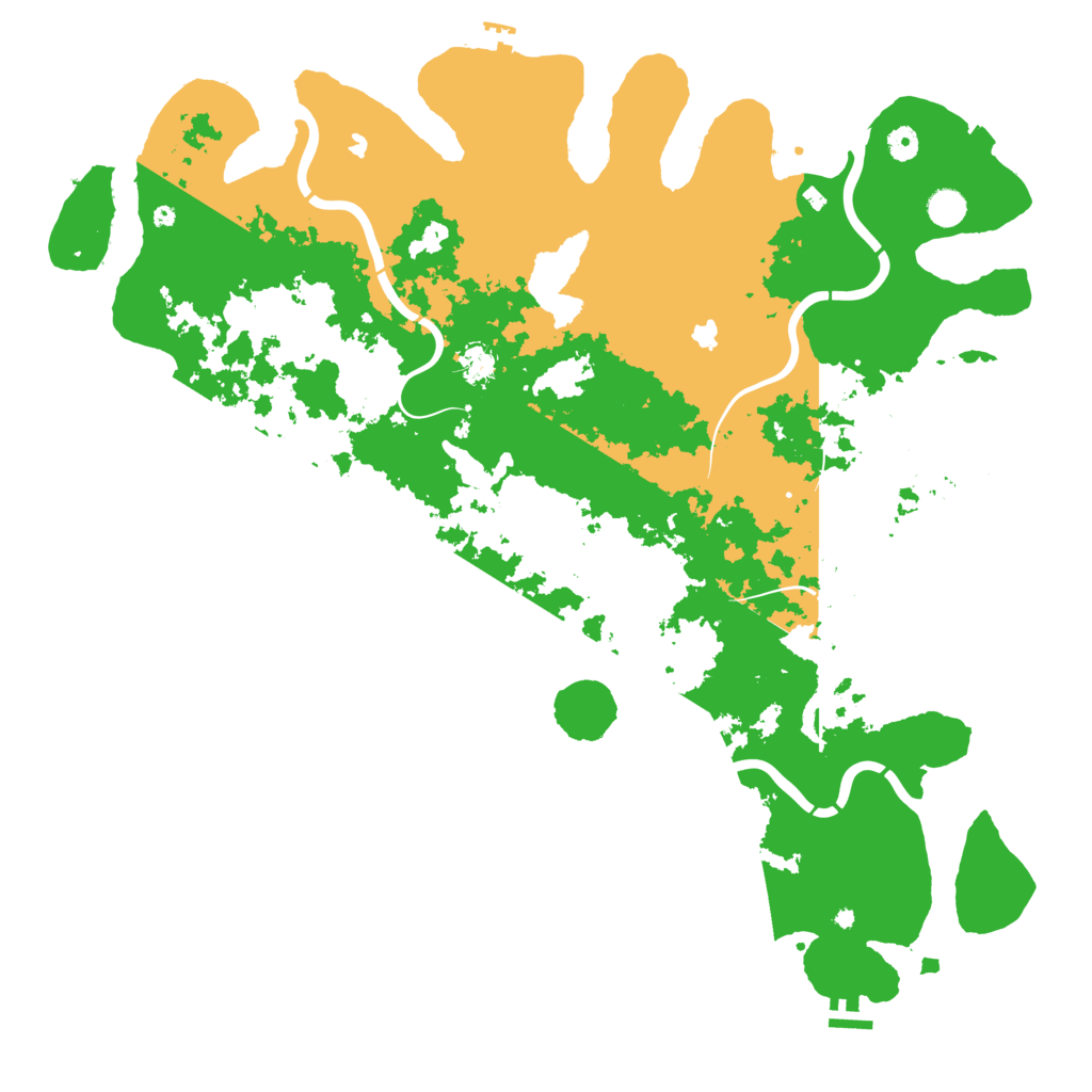 Biome Rust Map: Procedural Map, Size: 5000, Seed: 1948200584