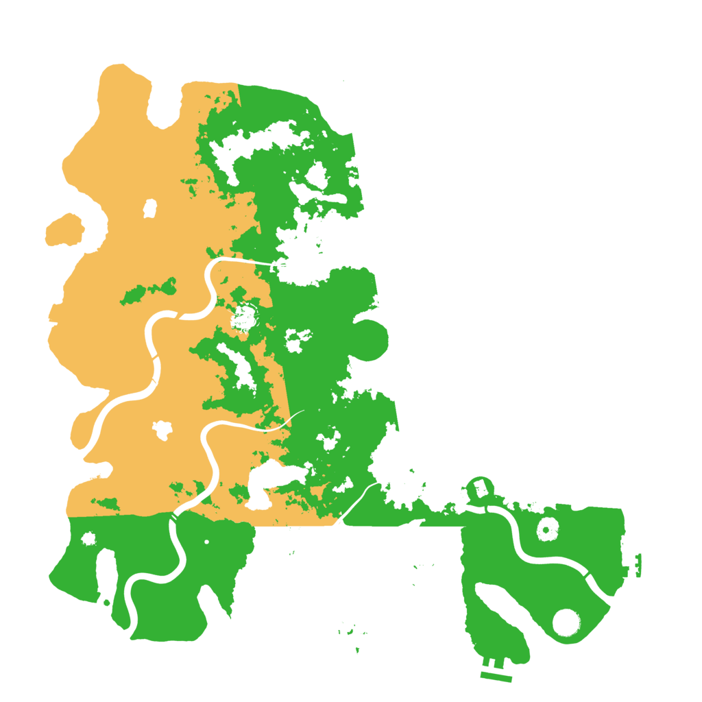 Biome Rust Map: Procedural Map, Size: 4500, Seed: 5876245