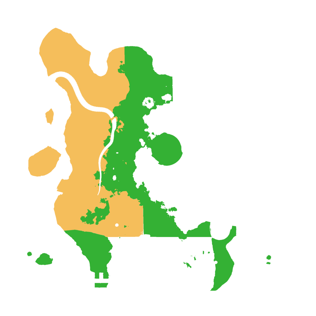 Biome Rust Map: Procedural Map, Size: 2800, Seed: 1992547638