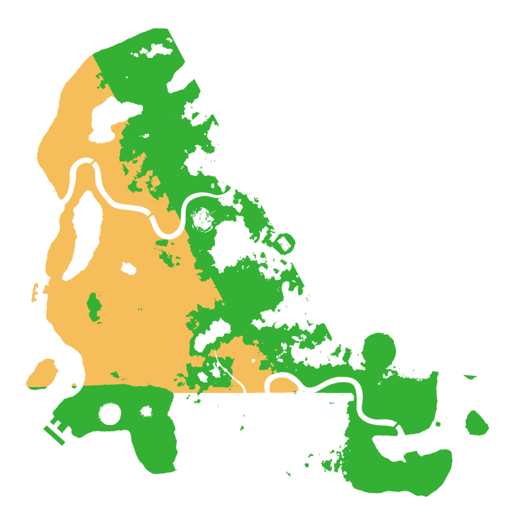 Biome Rust Map: Procedural Map, Size: 4200, Seed: 1747807545