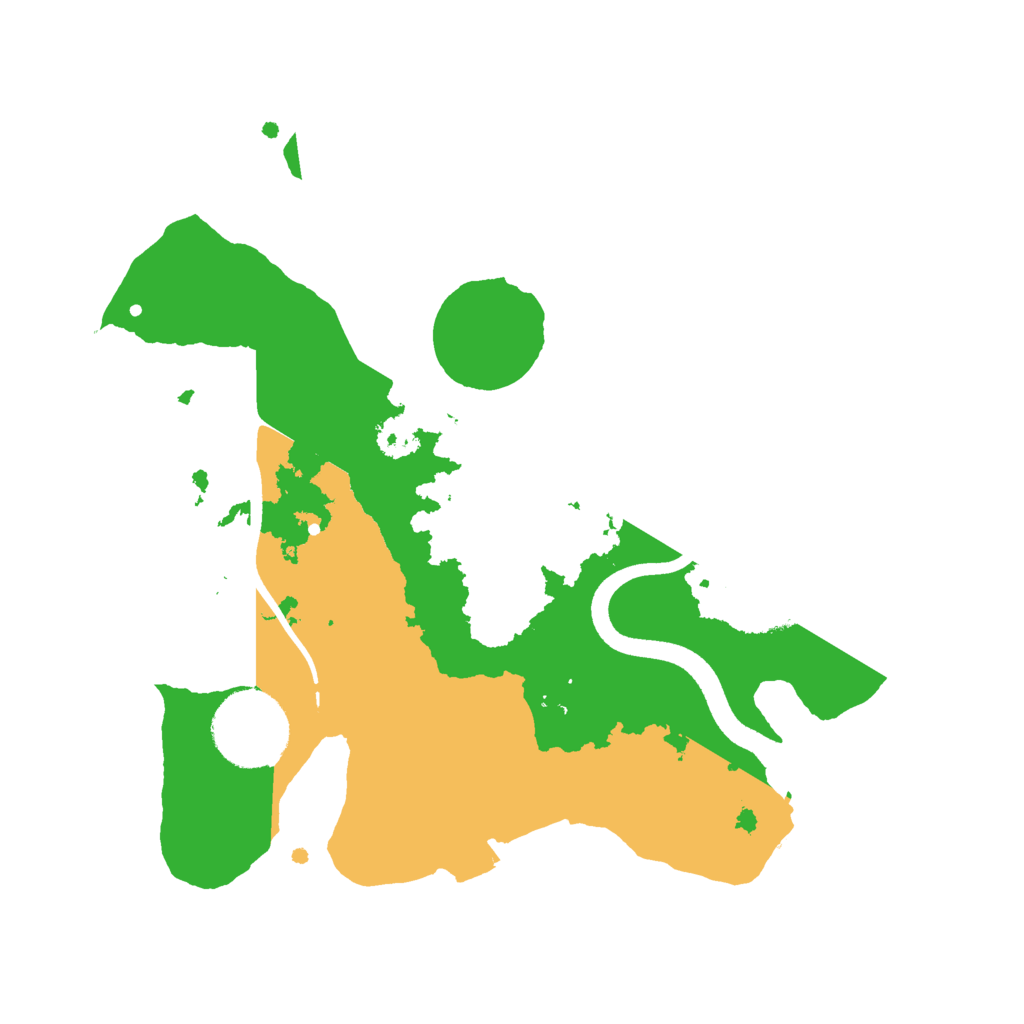 Biome Rust Map: Procedural Map, Size: 2500, Seed: 2101864330