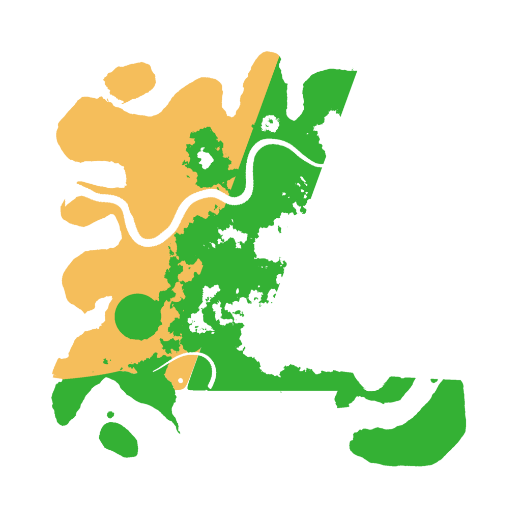 Biome Rust Map: Procedural Map, Size: 3000, Seed: 1487096446
