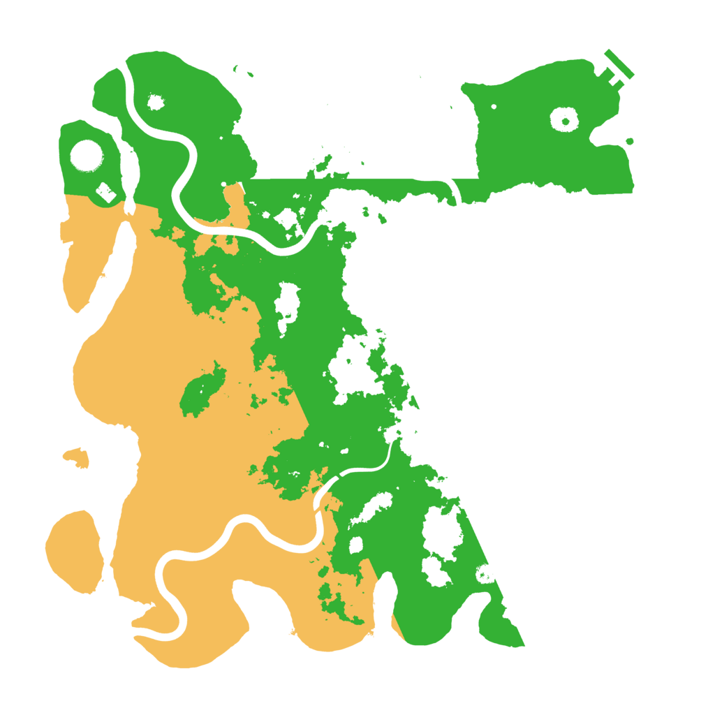 Biome Rust Map: Procedural Map, Size: 3950, Seed: 1044252662