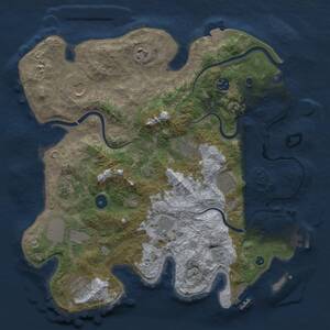 Thumbnail Rust Map: Procedural Map, Size: 3750, Seed: 171484984, 15 Monuments