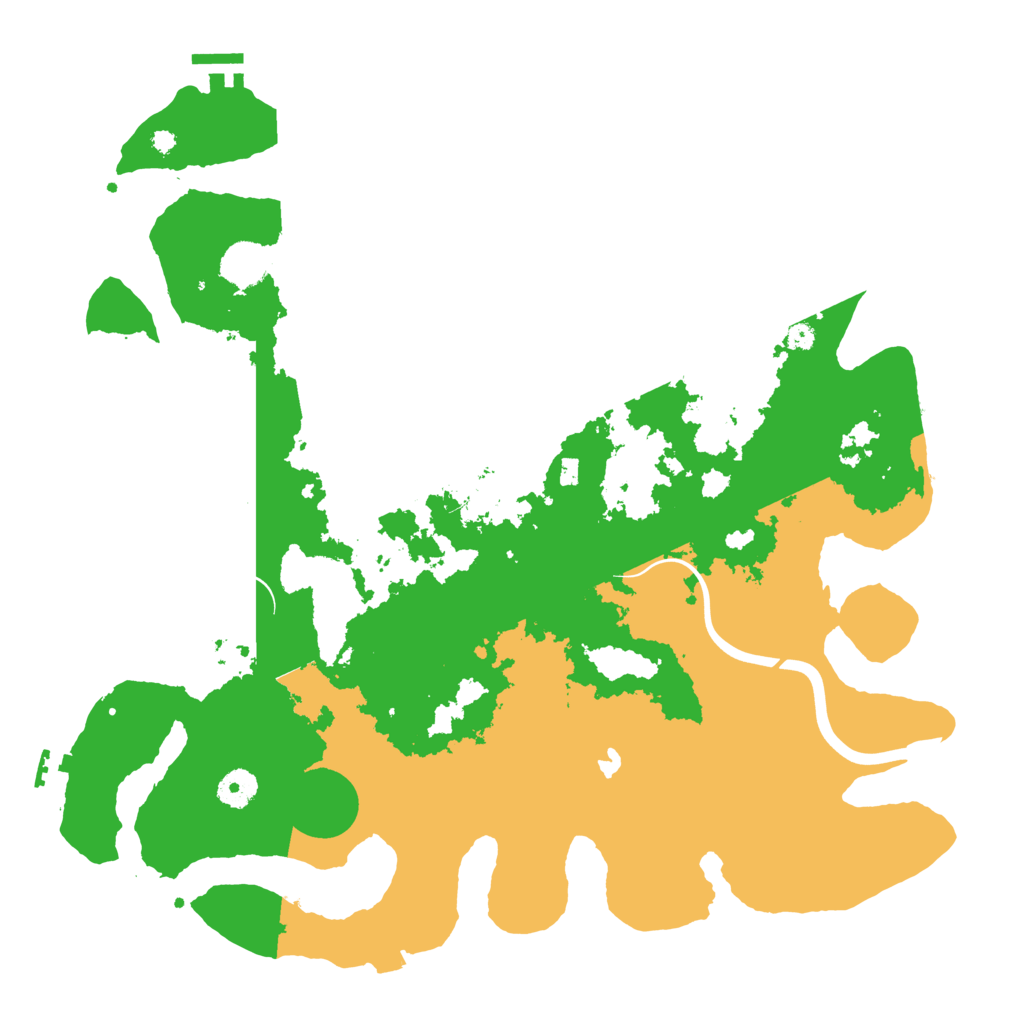 Biome Rust Map: Procedural Map, Size: 4000, Seed: 5825