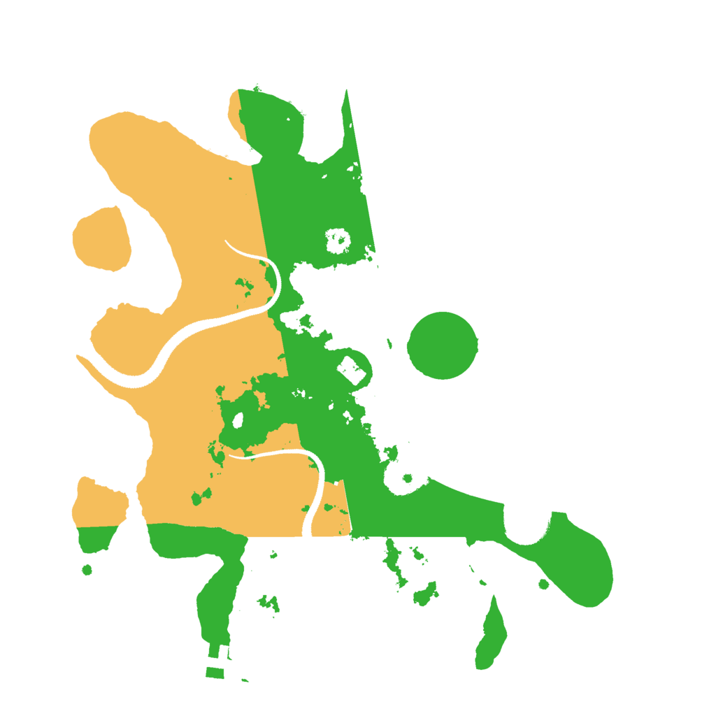 Biome Rust Map: Procedural Map, Size: 2800, Seed: 2026