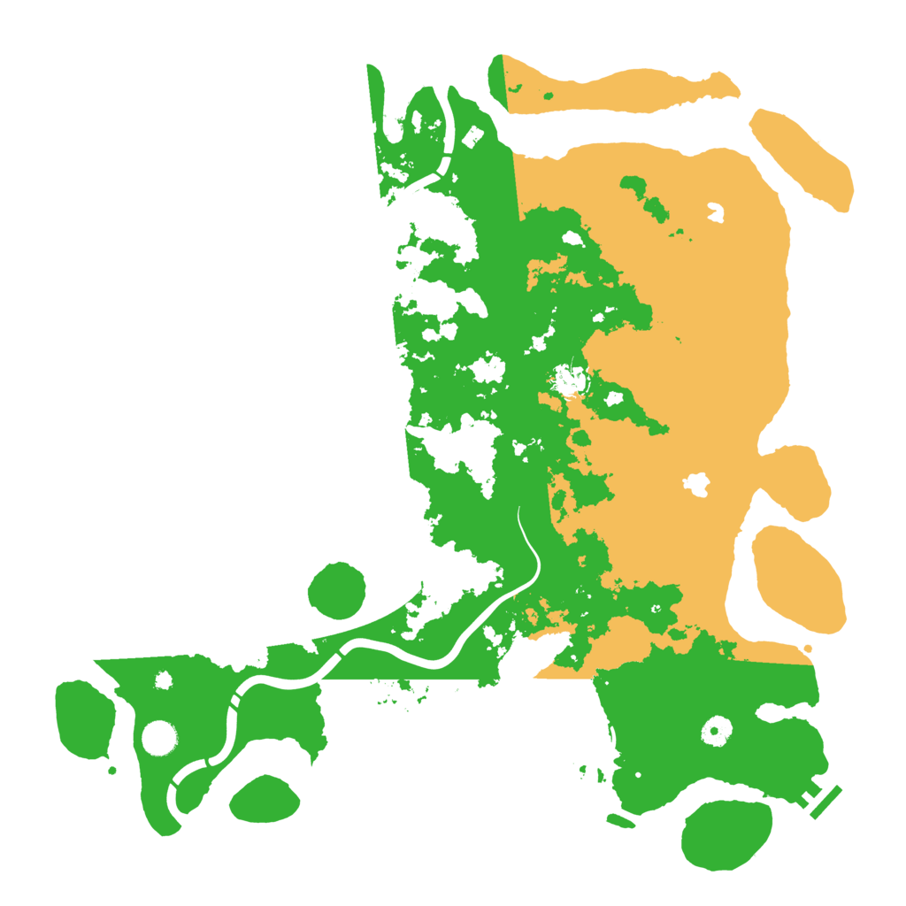 Biome Rust Map: Procedural Map, Size: 4500, Seed: 1686112985