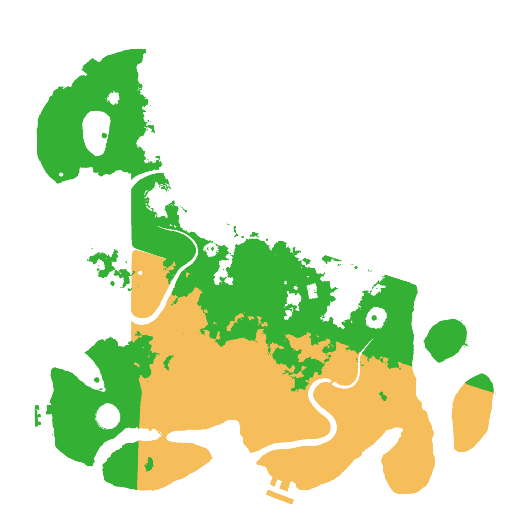 Biome Rust Map: Procedural Map, Size: 3750, Seed: 831400518