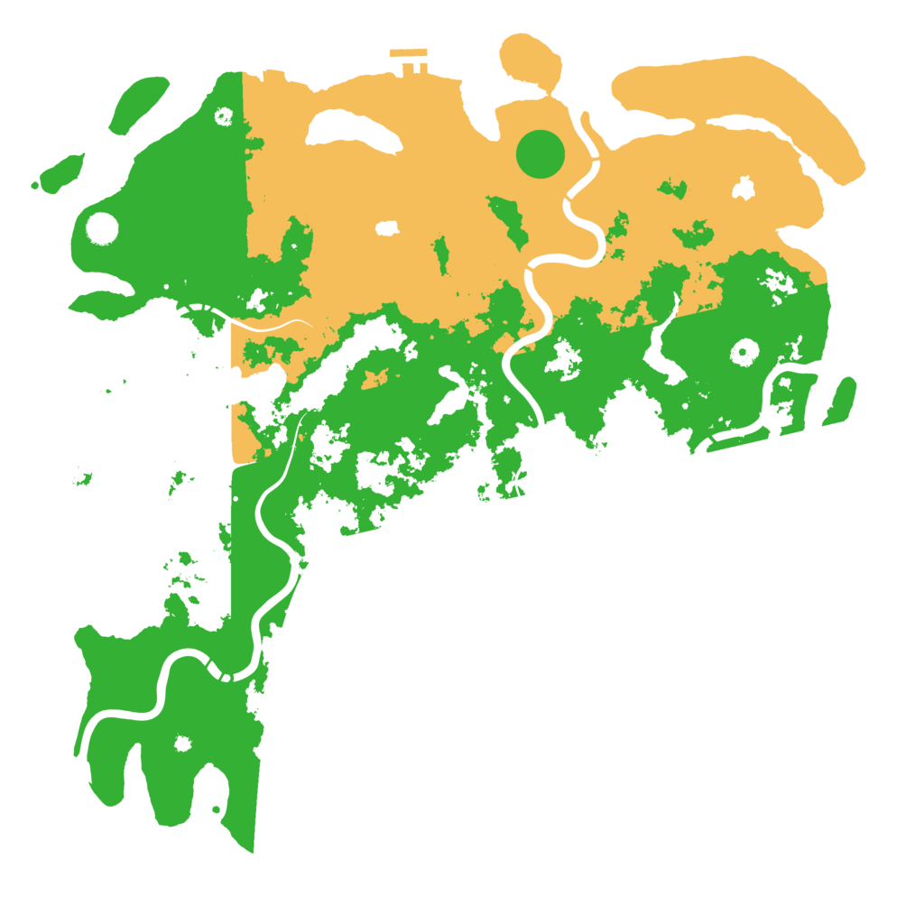 Biome Rust Map: Procedural Map, Size: 5000, Seed: 109123879