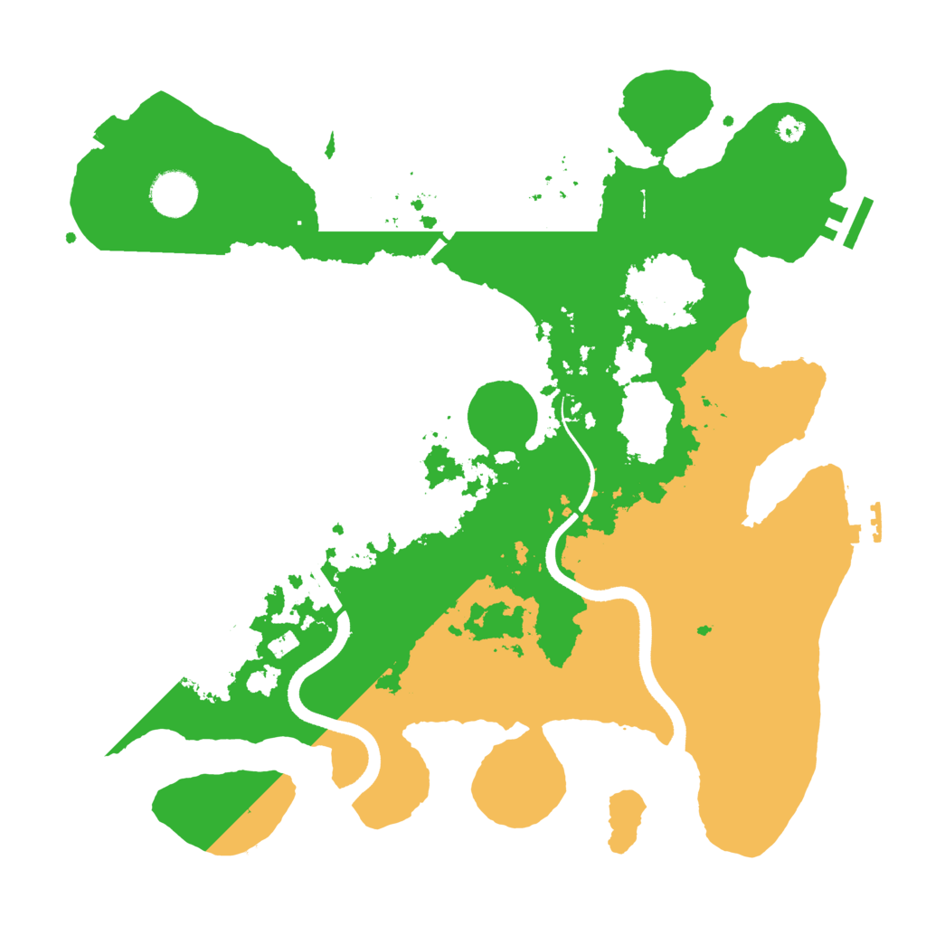 Biome Rust Map: Procedural Map, Size: 3500, Seed: 1356243977