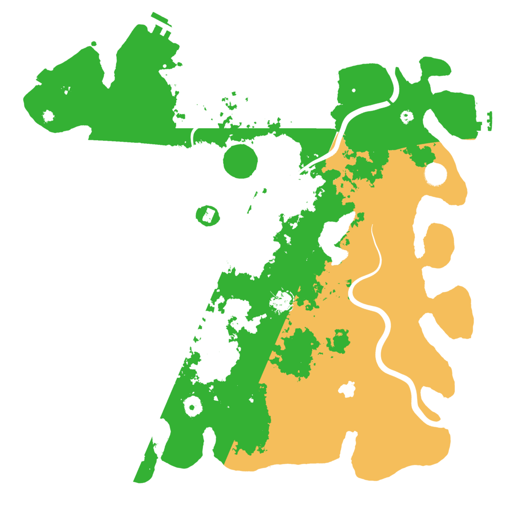 Biome Rust Map: Procedural Map, Size: 4000, Seed: 63453463