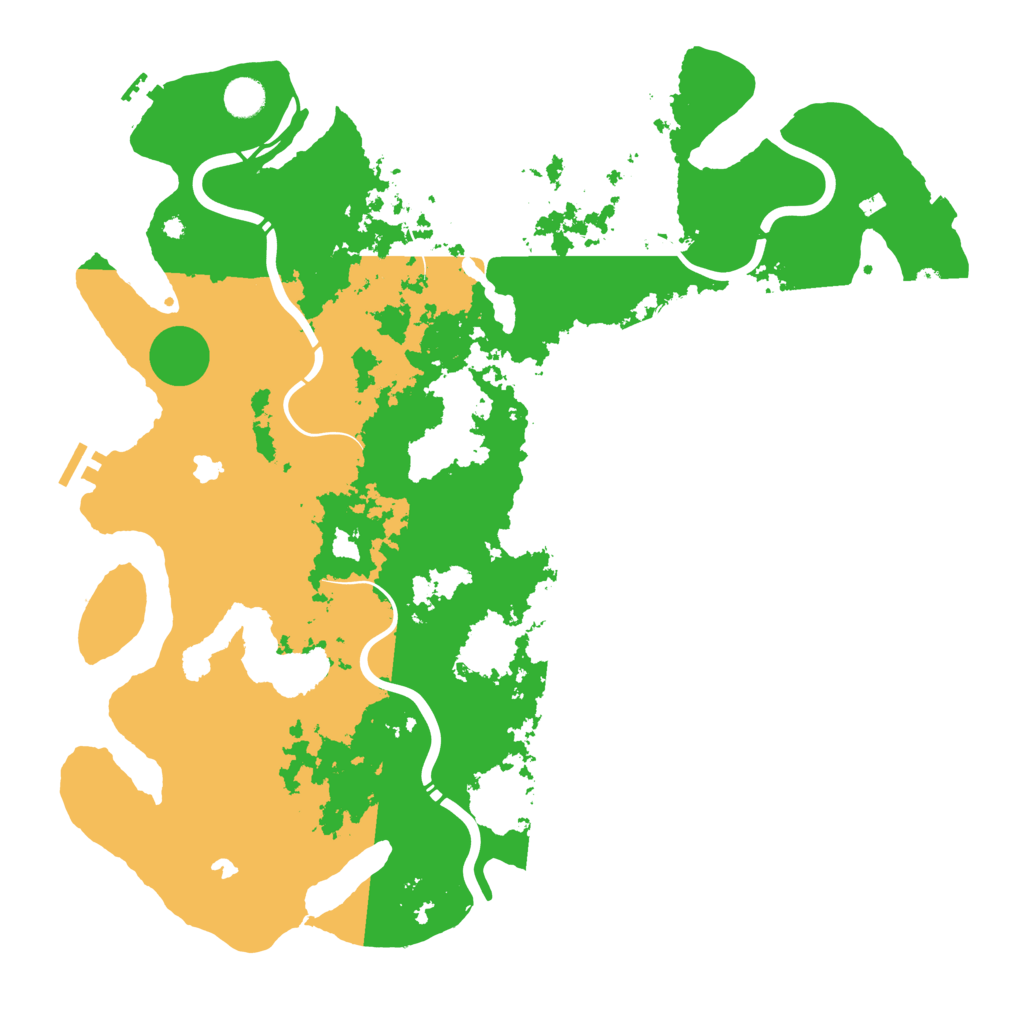 Biome Rust Map: Procedural Map, Size: 4500, Seed: 404922714