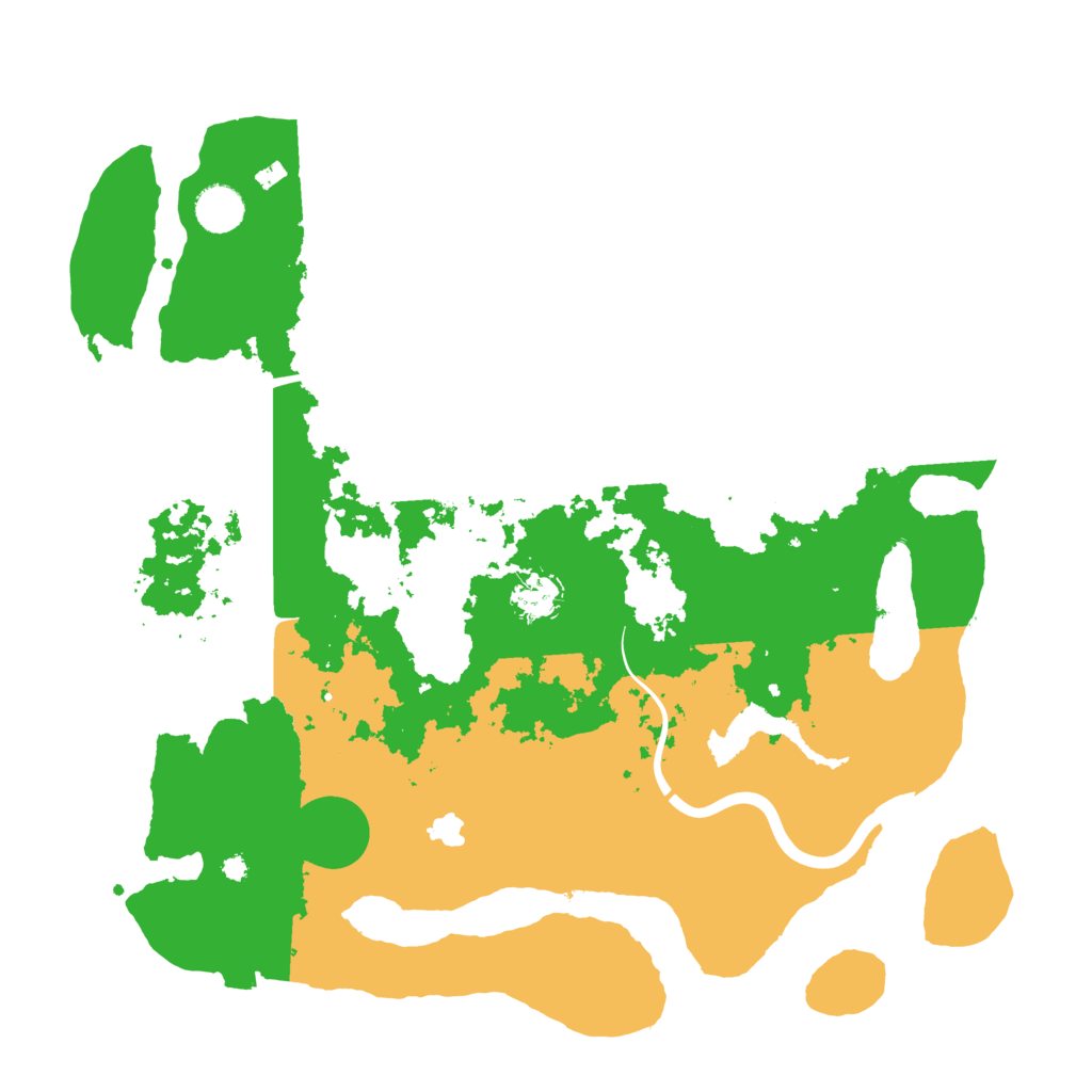 Biome Rust Map: Procedural Map, Size: 4000, Seed: 5142312