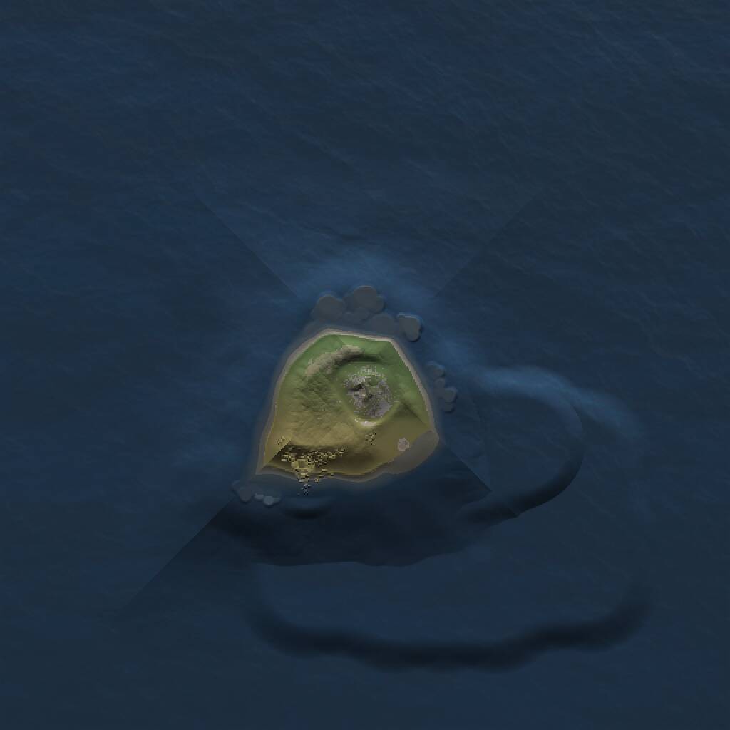 Rust Map: Procedural Map, Size: 1000, Seed: 106880893, 1 Monuments