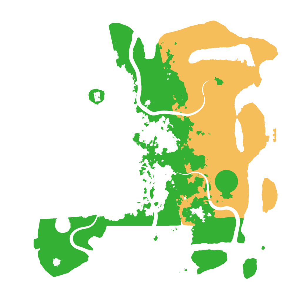 Biome Rust Map: Procedural Map, Size: 3450, Seed: 458921