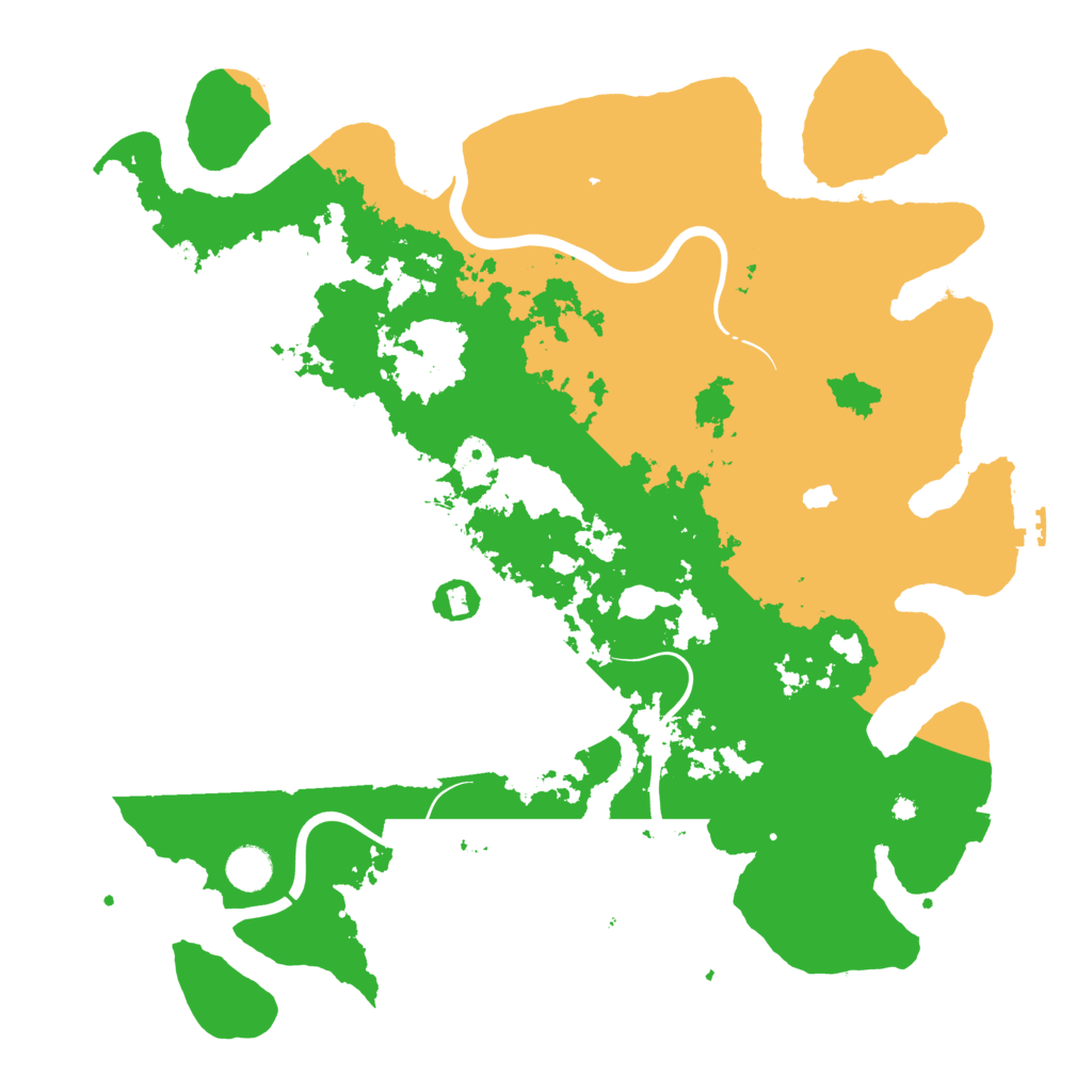 Biome Rust Map: Procedural Map, Size: 4250, Seed: 830004906