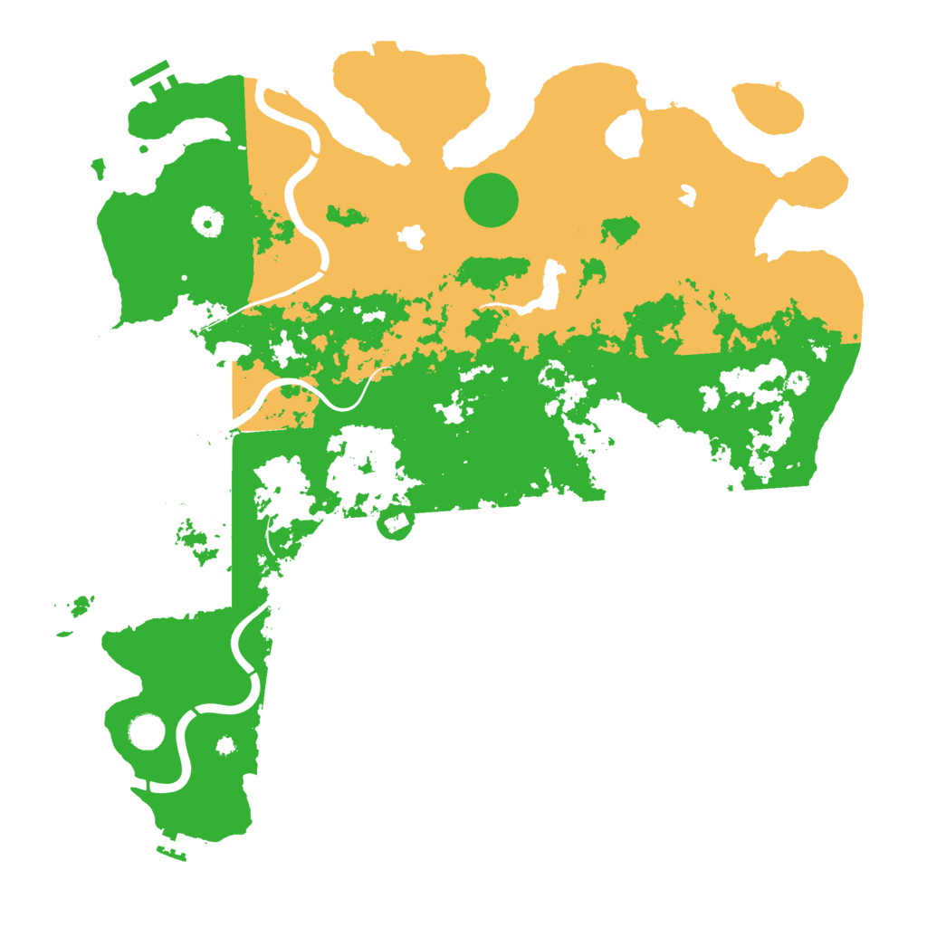 Biome Rust Map: Procedural Map, Size: 4500, Seed: 1521895434