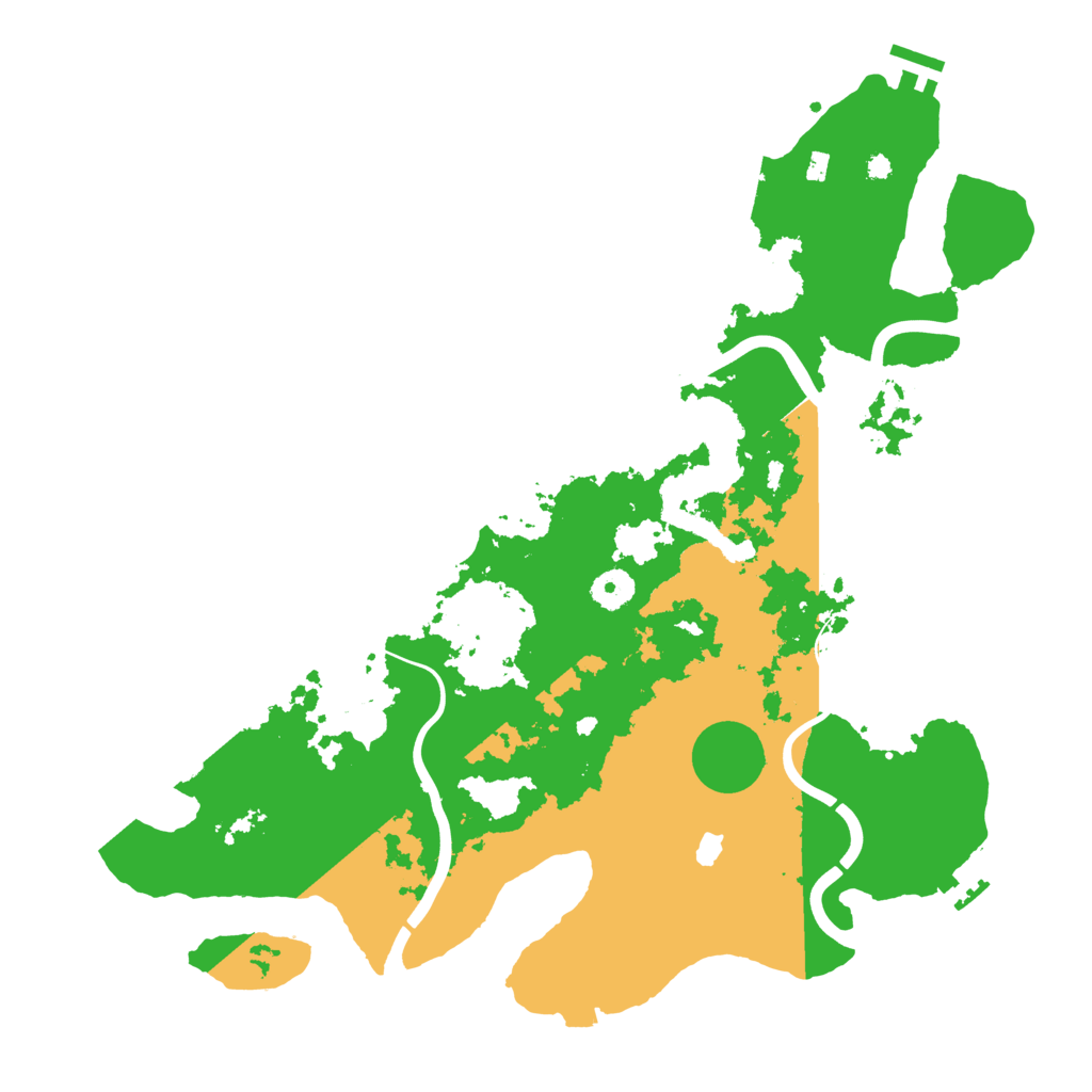 Biome Rust Map: Procedural Map, Size: 4000, Seed: 1523456