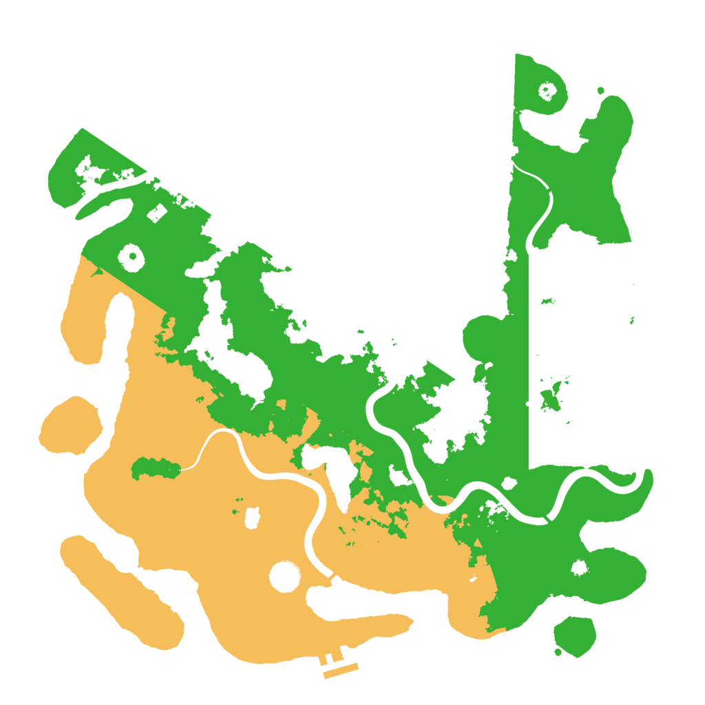 Biome Rust Map: Procedural Map, Size: 4000, Seed: 2003544991