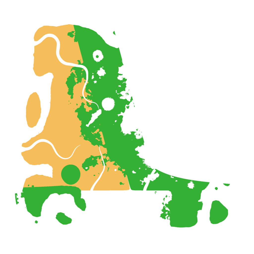 Biome Rust Map: Procedural Map, Size: 3500, Seed: 1842776719