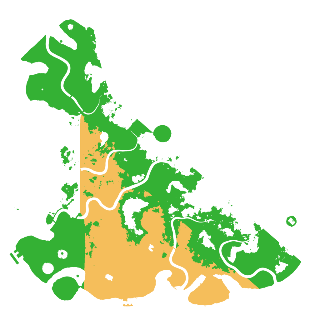 Biome Rust Map: Procedural Map, Size: 5000, Seed: 4729462