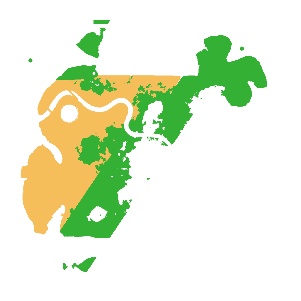 Biome Rust Map: Procedural Map, Size: 3000, Seed: 1819748297
