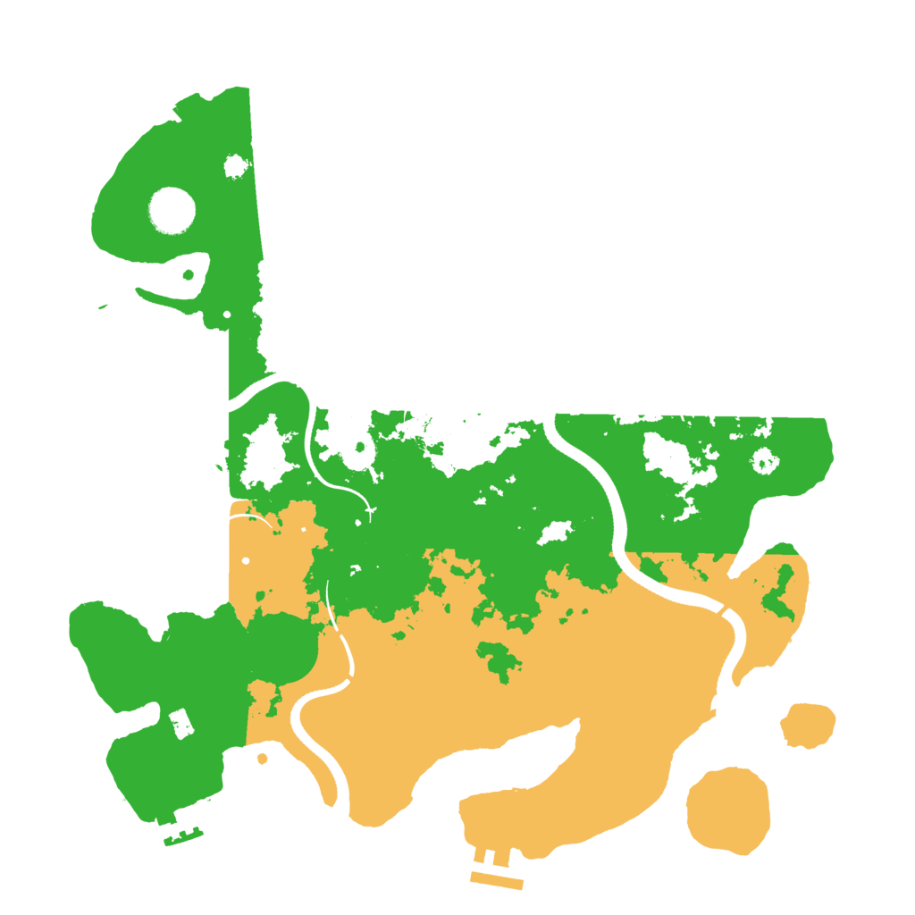 Biome Rust Map: Procedural Map, Size: 3500, Seed: 1783168257