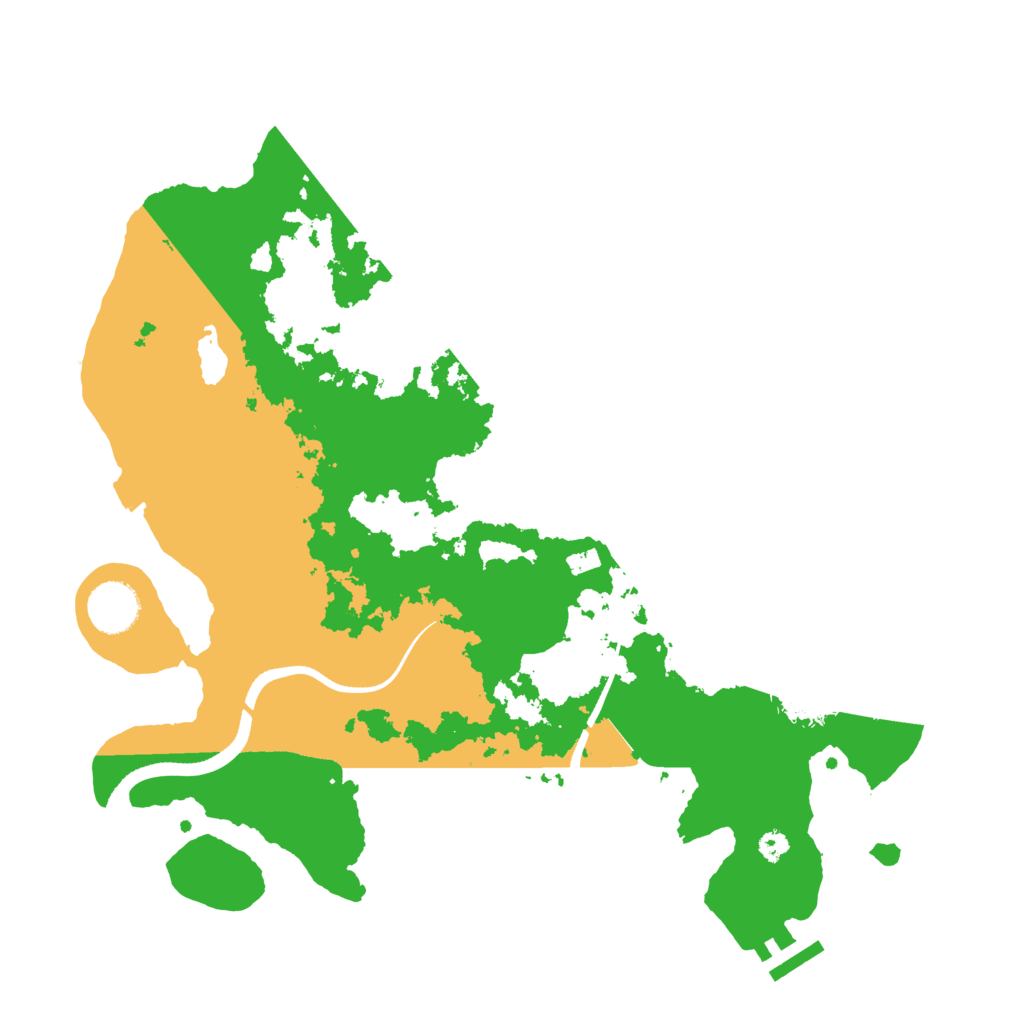 Biome Rust Map: Procedural Map, Size: 3500, Seed: 1782936595