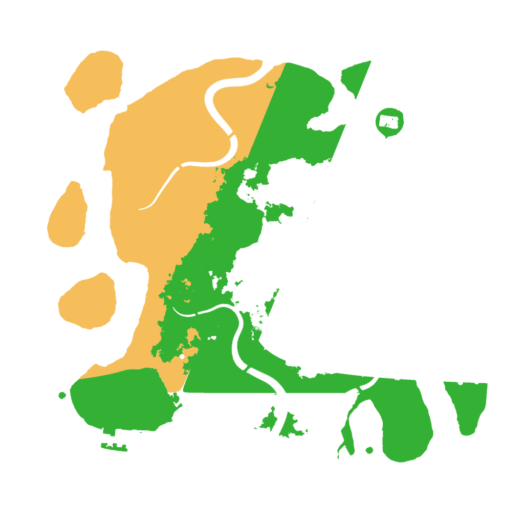 Biome Rust Map: Procedural Map, Size: 3000, Seed: 13137