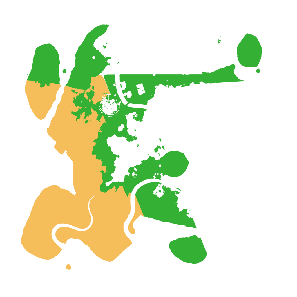 Biome Rust Map: Procedural Map, Size: 3000, Seed: 67675
